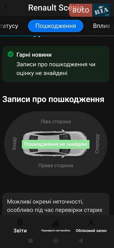 Мінівен Renault Scenic 2012 в Черкасах