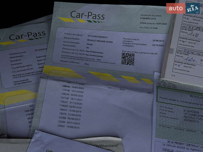 Минивэн Renault Scenic 2015 в Моршине