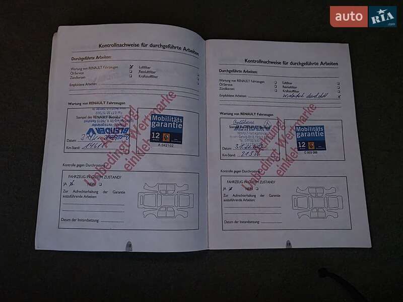 Минивэн Renault Scenic 2004 в Луцке
