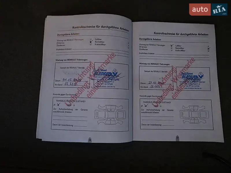 Минивэн Renault Scenic 2004 в Луцке документ