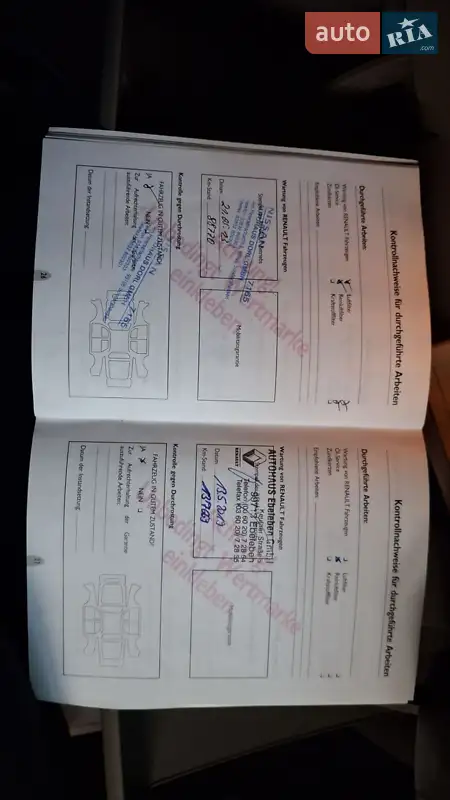 Минивэн Renault Scenic 2005 в Дубно документ