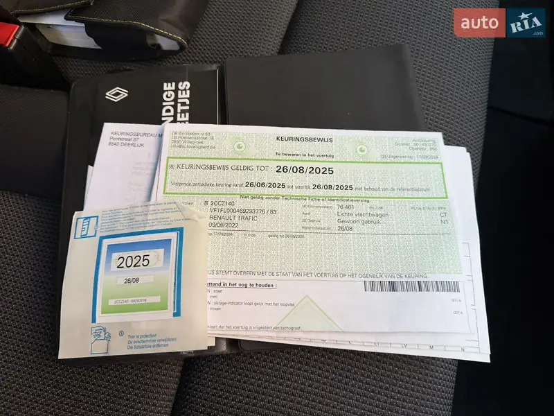 Грузовой фургон Renault Trafic 2022 в Звягеле документ