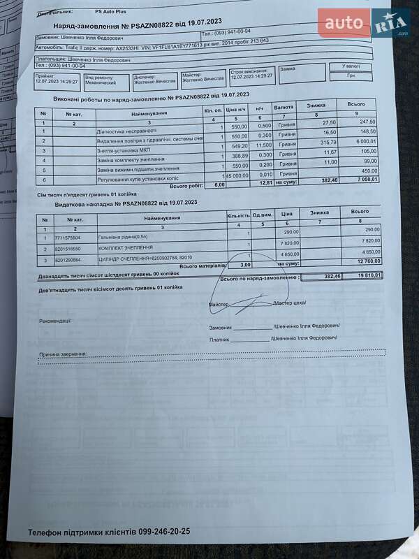 Мікроавтобус вантажний (до 3,5т) Renault Trafic 2014 в Харкові