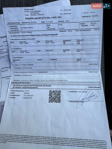 Грузовой фургон Renault Trafic 2013 в Мукачево