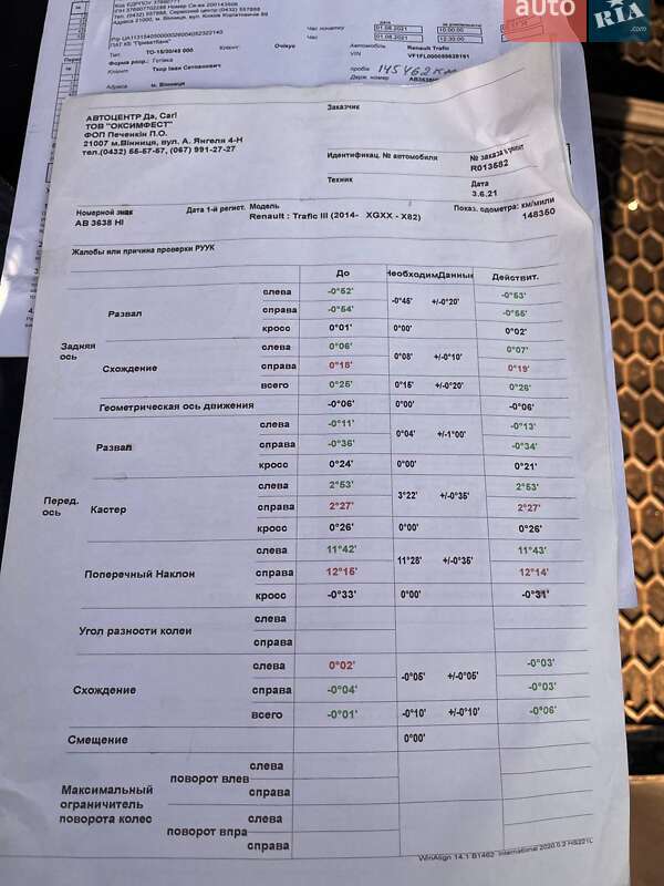 Мінівен Renault Trafic 2017 в Вінниці