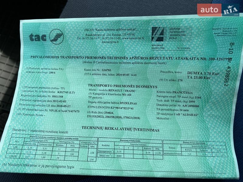 Минивэн Renault Trafic 2012 в Луцке фото 30 Минивэн Renault Trafic 2012 в Луцке