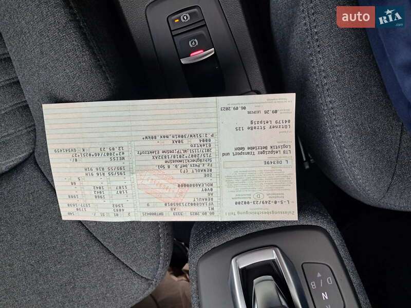 Хэтчбек Renault Zoe 2023 в Ровно фото 148 Хэтчбек Renault Zoe 2023 в Ровно