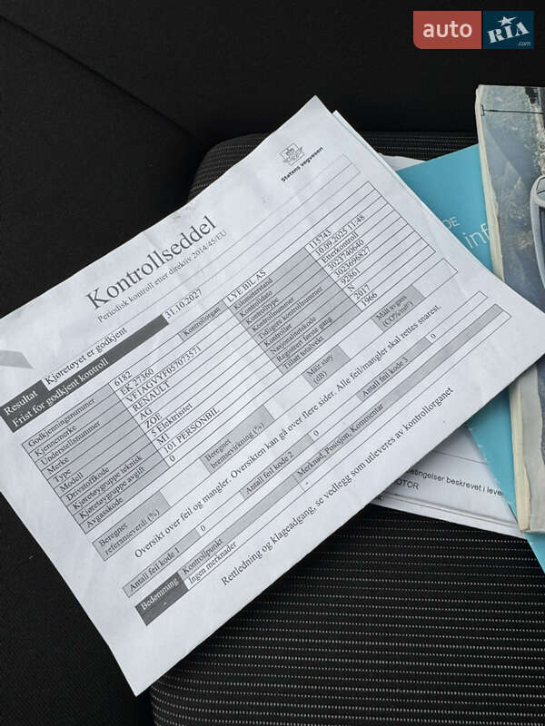 Хетчбек Renault Zoe 2017 в Кам'янець-Подільському фото 14 Хетчбек Renault Zoe 2017 в Кам'янець-Подільському