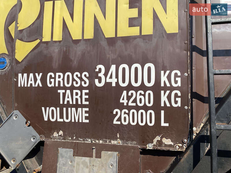 Цистерна полуприцеп Rinnen S-NA 1997 в Одессе