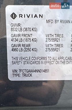 Пикап Rivian R1T 2022 в 