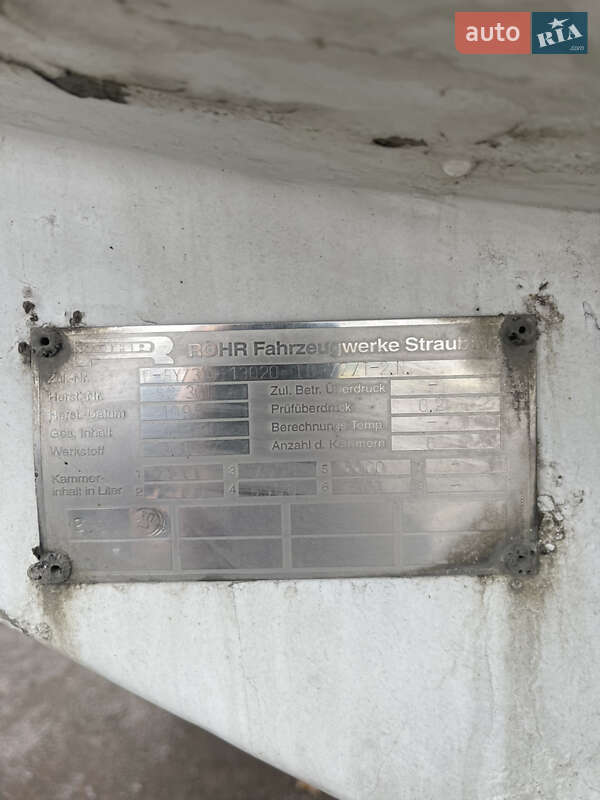 Цистерна полуприцеп Rohr Rohr 2005 в Березному