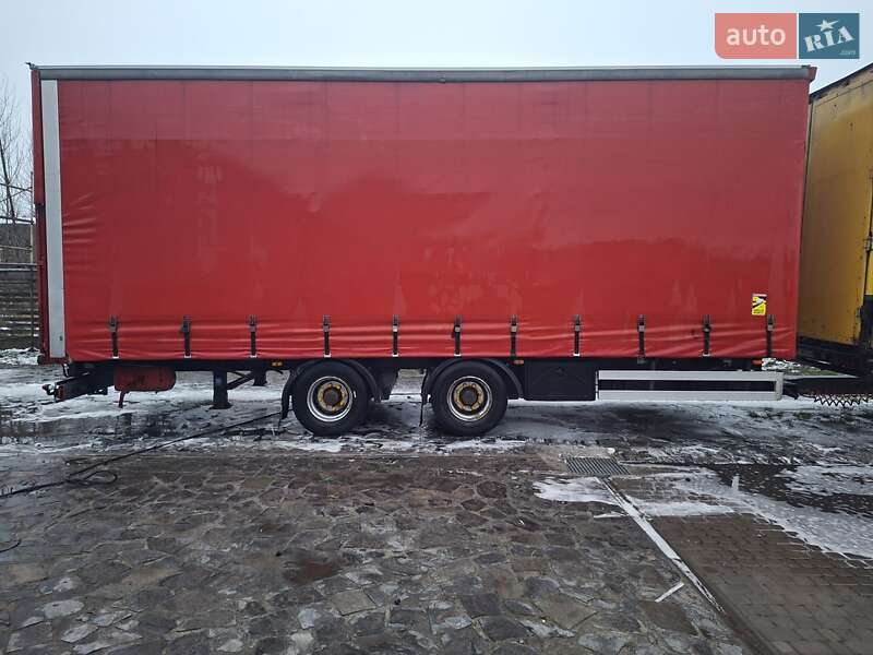 Тентованный борт (штора) - прицеп Samro 2EC19 2005 в Березному