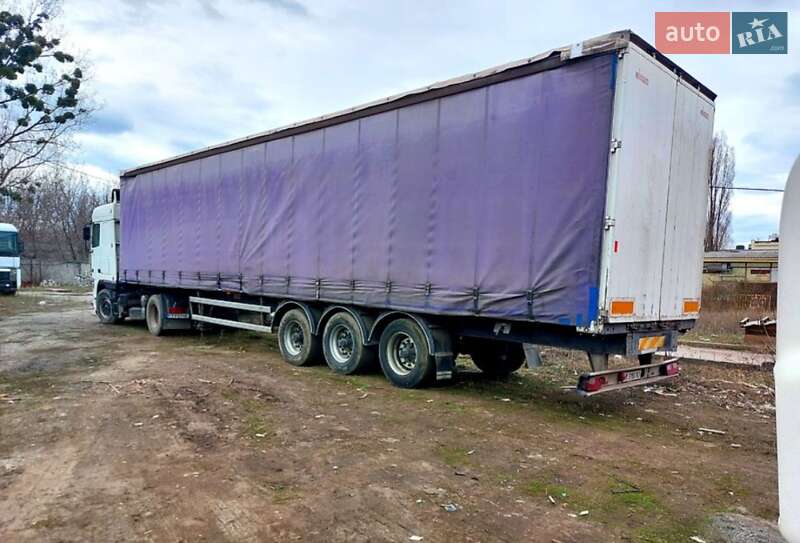 Тентований борт (штора) - напівпричіп Samro SR 334 2006 в Харкові