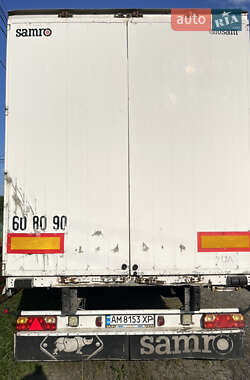 Тентованный борт (штора) - полуприцеп Samro ST 2008 в Емильчине