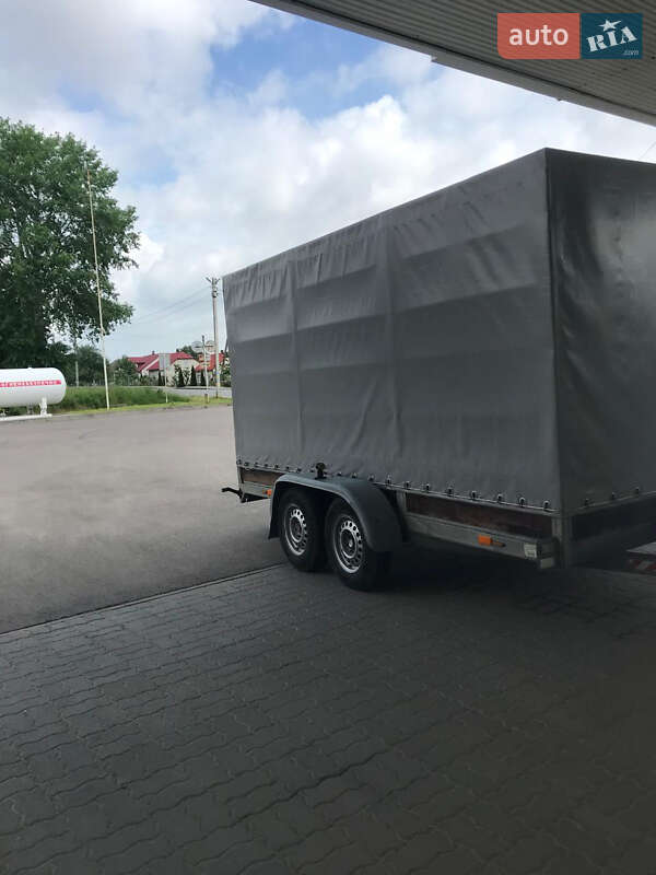 Тентованный борт (штора) - прицеп Сантей 2500 2009 в Самборе фото Тентованный борт (штора) - прицеп Сантей 2500 2009 в Самборе