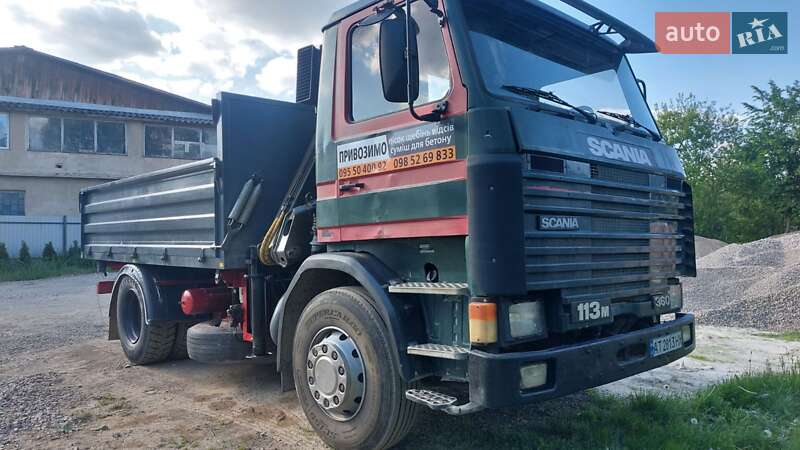 Самосвал Scania 113M 1989 в Коломые