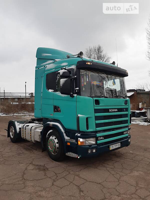Тягач Scania 124 2001 в Чернигове