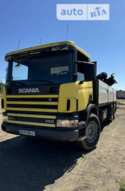 Кран-манипулятор Scania 124 2000 в Ужгороде