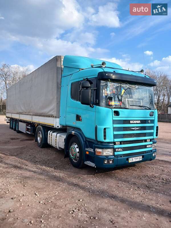 Тягач Scania 124 2001 в Чернигове