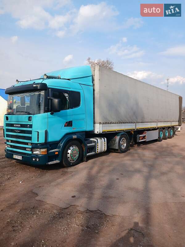 Тягач Scania 124 2001 в Чернигове