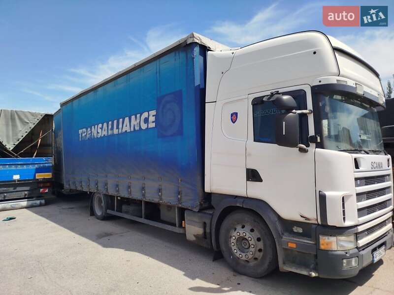 Тентований Scania R 124 2002 в Запоріжжі