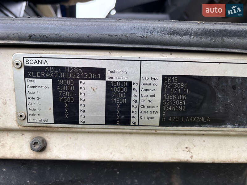 Тягач Scania R 420 2009 в Хмельницком