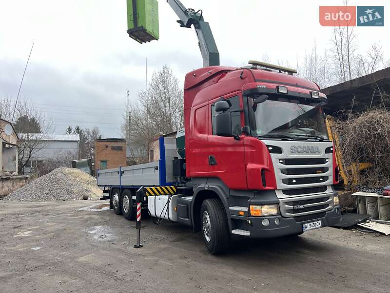 Кран-манипулятор Scania R 440 2012 в Белой Церкви
