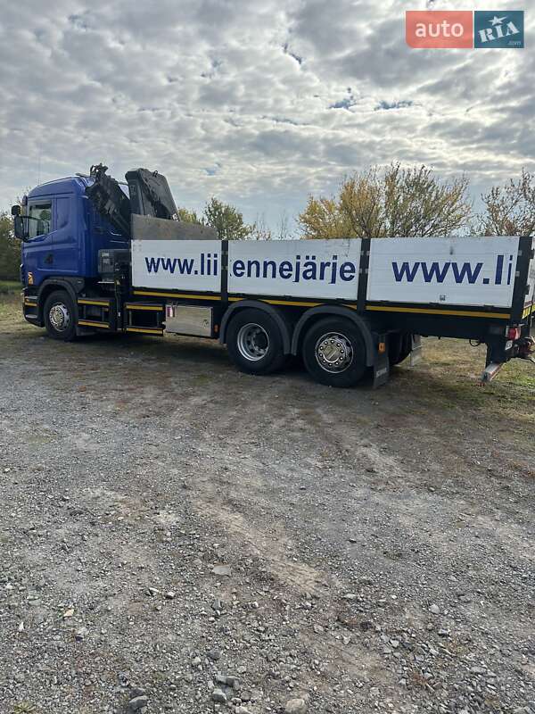 Кран-маніпулятор Scania R 440 2010 в Ужгороді