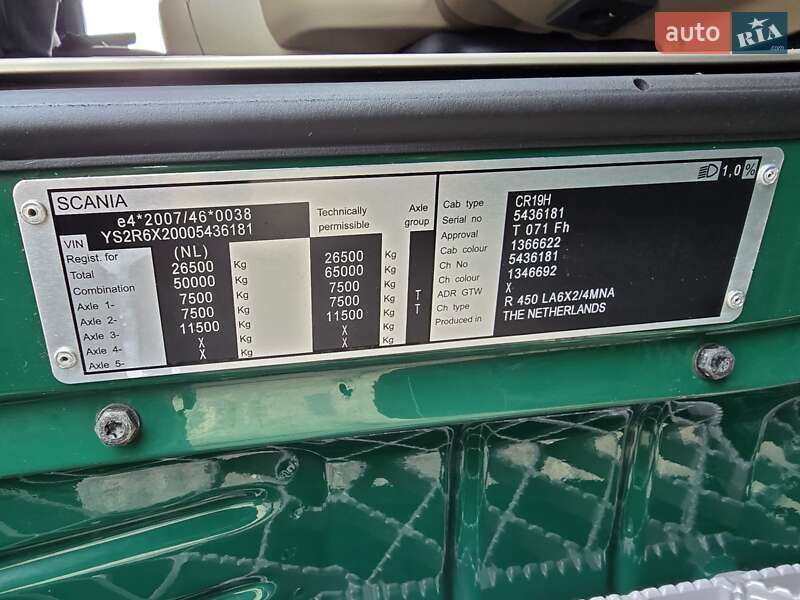 Тягач Scania R 450 2016 в Одесі