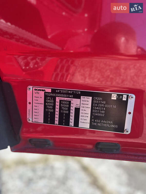 Тягач Scania R 450 2019 в Жовкві