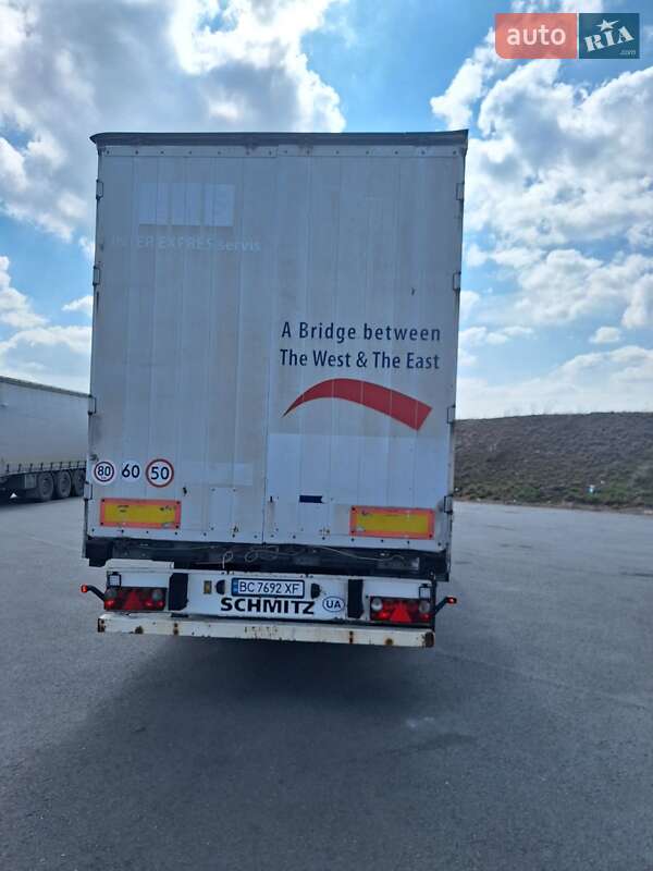 Тентованный борт (штора) - полуприцеп SCHMIDT S01 2007 в Львове