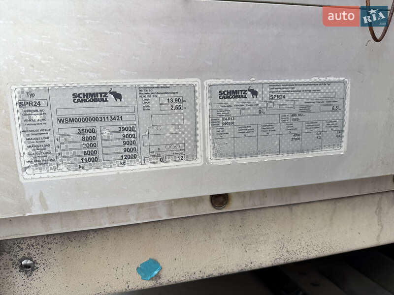 Бортовой полуприцеп SCHMIDT S01 2008 в Луцке фото 5 Бортовой полуприцеп SCHMIDT S01 2008 в Луцке