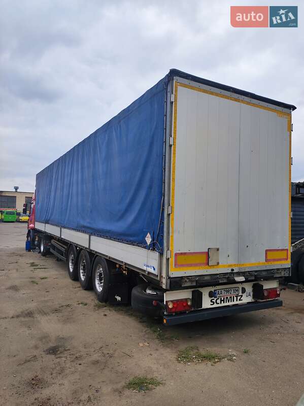 Тентований борт (штора) - напівпричіп Schmitz Cargobull Cargobull 2008 в Києві