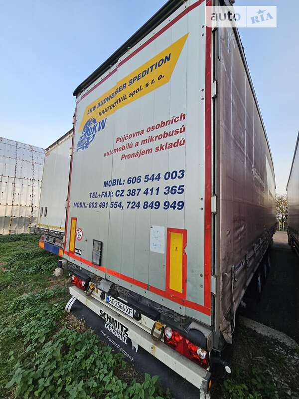 Тентованный борт (штора) - полуприцеп Schmitz Cargobull Cargobull 2013 в Ужгороде