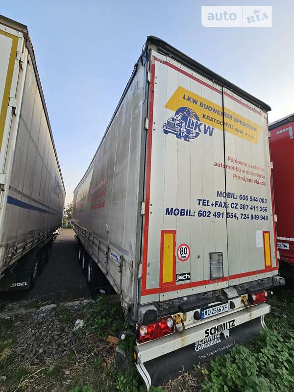 Тентованный борт (штора) - полуприцеп Schmitz Cargobull Cargobull 2013 в Ужгороде