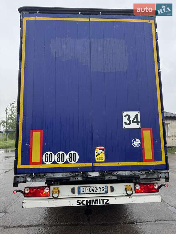 Тентований борт (штора) - напівпричіп Schmitz Cargobull Cargobull 2015 в Надвірній