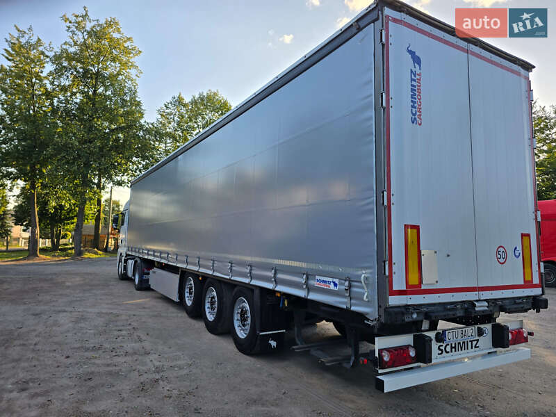 Тентованный борт (штора) - полуприцеп Schmitz Cargobull Cargobull 2014 в 