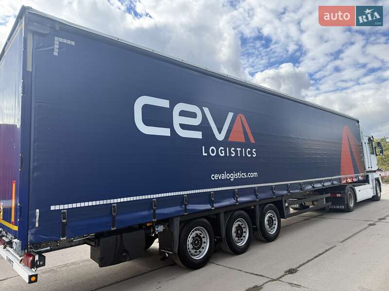 Тентованный борт (штора) - полуприцеп Schmitz Cargobull Cargobull 2015 в Надворной