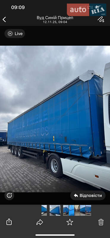 Тентованный борт (штора) - полуприцеп Schmitz Cargobull Cargobull 2012 в Львове