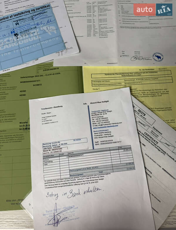 Рефрижератор полуприцеп Schmitz Cargobull Cargobull 2018 в Ивано-Франковске фото 20 Рефрижератор полуприцеп Schmitz Cargobull Cargobull 2018 в Ивано-Франковске