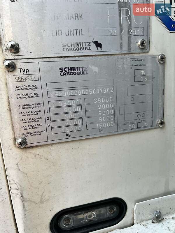 Ізотермічна будка Schmitz Cargobull Mega 2011 в Ужгороді