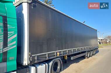 Тентованный борт (штора) - полуприцеп Schmitz Cargobull Mega 2014 в 