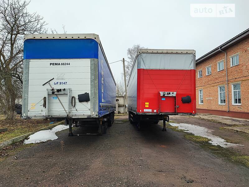 Тентований борт (штора) - напівпричіп Schmitz Cargobull S01 2012 в Полтаві