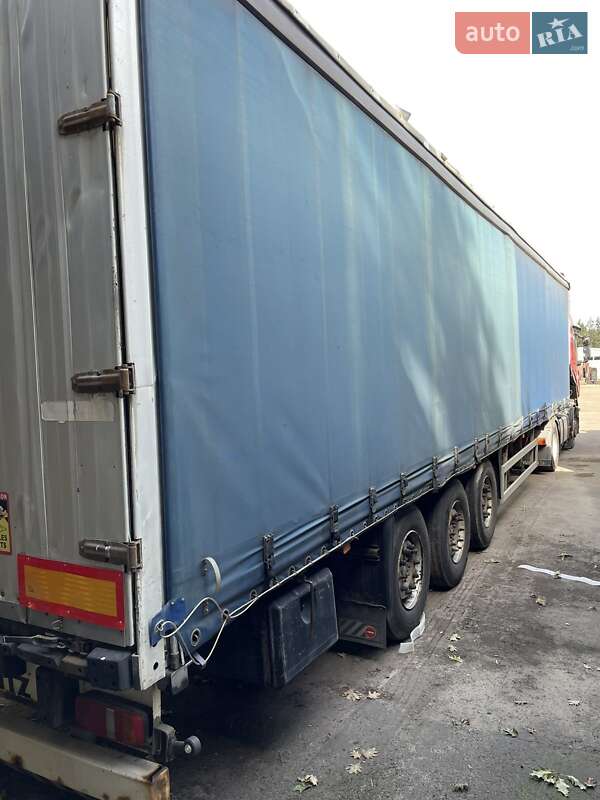 Тентованный борт (штора) - полуприцеп Schmitz Cargobull S01 2002 в Березному