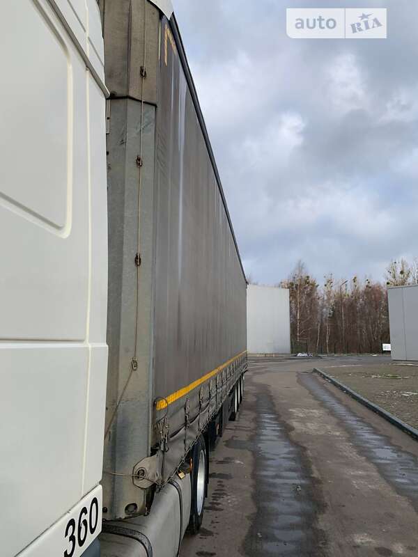 Тентованный борт (штора) - полуприцеп Schmitz Cargobull S01 2008 в Любомле