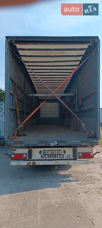 Бортовой полуприцеп Schmitz Cargobull S01 2008 в Ужгороде