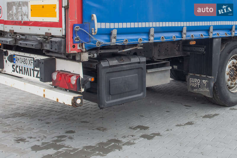 Тентований борт (штора) - напівпричіп Schmitz Cargobull S01 2006 в Житомирі