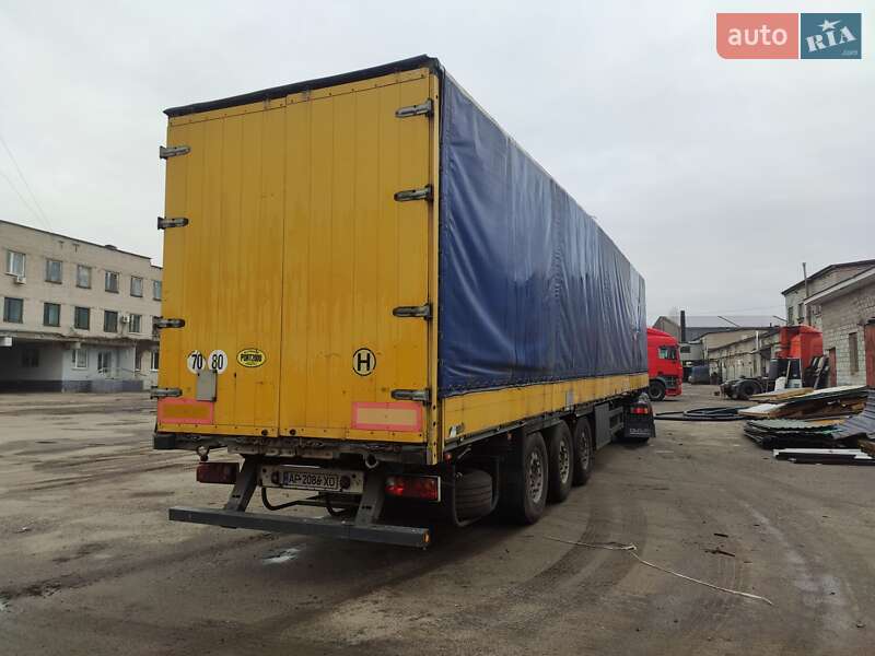 Тентованный борт (штора) - полуприцеп Schmitz Cargobull S01 2004 в 