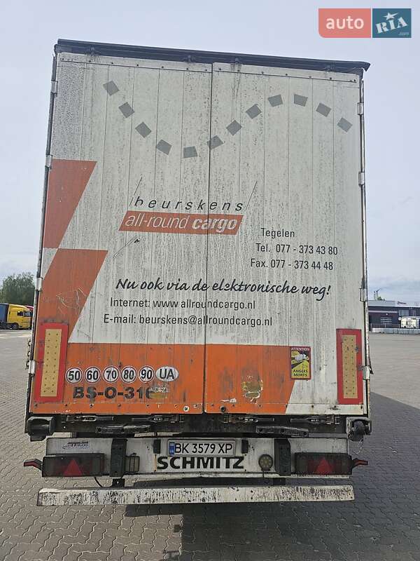 Тентованный борт (штора) - полуприцеп Schmitz Cargobull S01 2003 в Сарнах