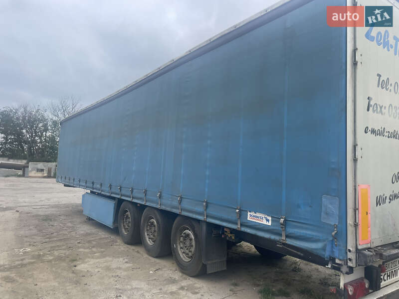 Тентований борт (штора) - напівпричіп Schmitz Cargobull S01 2008 в Хмельницькому